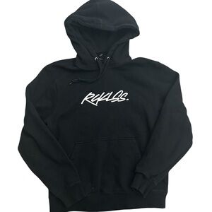 Young &‎ Reckless Y&R Logo Hoodie Black Small Streetwear Graphic Pullover